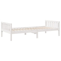 Letto per Bambini senza Materasso Bianco 90x190cm Massello Pino