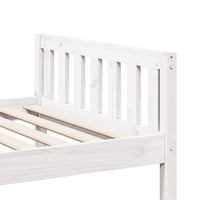 Letto per Bambini senza Materasso Bianco 90x190cm Massello Pino