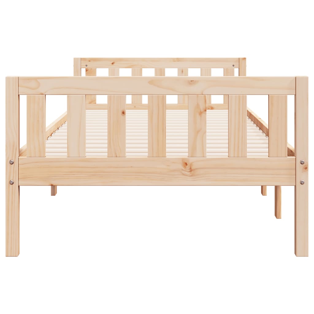 vidaXL Letto per Bambini senza Materasso 75x190 cm Legno Massello Pino