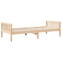 vidaXL Letto per Bambini senza Materasso 75x190 cm Legno Massello Pino