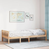 vidaXL Letto per Bambini senza Materasso 75x190 cm Legno Massello Pino