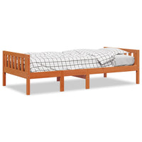 vidaXL Letto Bambini senza Materasso Marrone Cera 75x190 cm Legno Pino