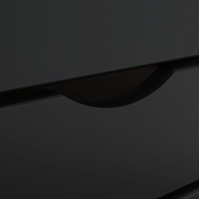 vidaXL Armadietto Rotante con Cassetti MOSS Nero Legno Massello Pino