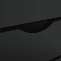 Armadietto Rotante con Cassetti MOSS Nero Legno Massello Pino