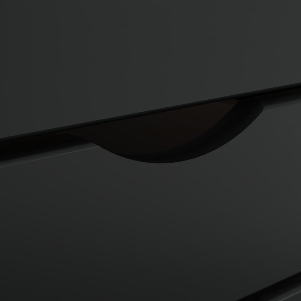 Armadietto Rotante con Scrivania MOSS Nero Massello di Pino