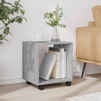 Mobiletto con Ruote Grigio Sonoma 37x33x42,5 cm in Truciolato 853133