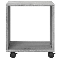 Mobiletto con Ruote Grigio Sonoma 37x33x42,5 cm in Truciolato 853133