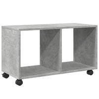 Mobiletto con Ruote Grigio Cemento 72x33x42,5 cm in Truciolato