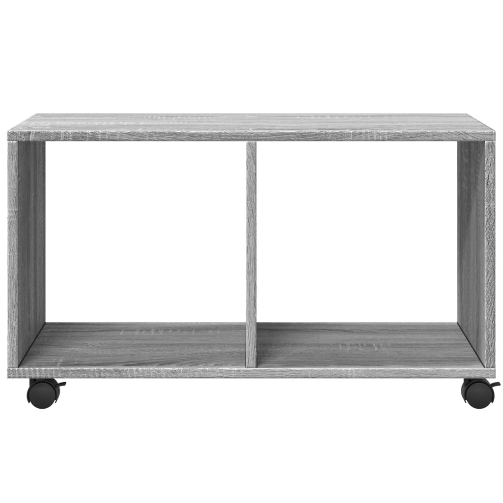 Mobiletto con Ruote Grigio Sonoma 72x33x42,5 cm in Truciolato 853142