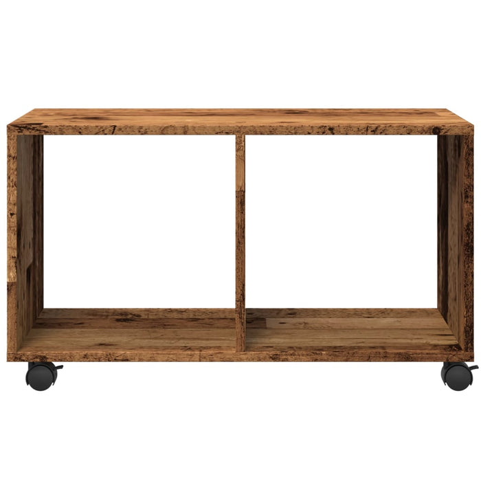 vidaXL Mobiletto con Ruote Legno Antico 72x33x42,5 cm in Truciolato