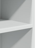Tavolino con Ruote Bianco 55x60x78 cm in Truciolato 853155