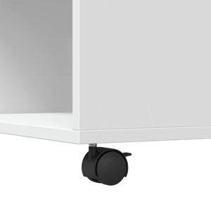 Tavolino da Salotto Bianco 80x80x40 cm in Truciolato 853173