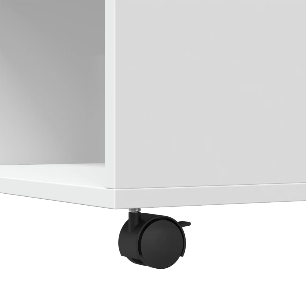 vidaXL Tavolino da Salotto Bianco 80x80x40 cm in Truciolato