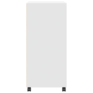 Mobile con Ruote Bianco 55x40x91 cm in Truciolato 853182