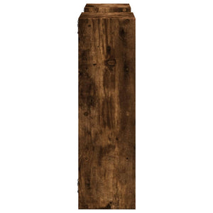 Mensola a Muro Rovere Fumo 96x18x60 cm in Truciolato 853231