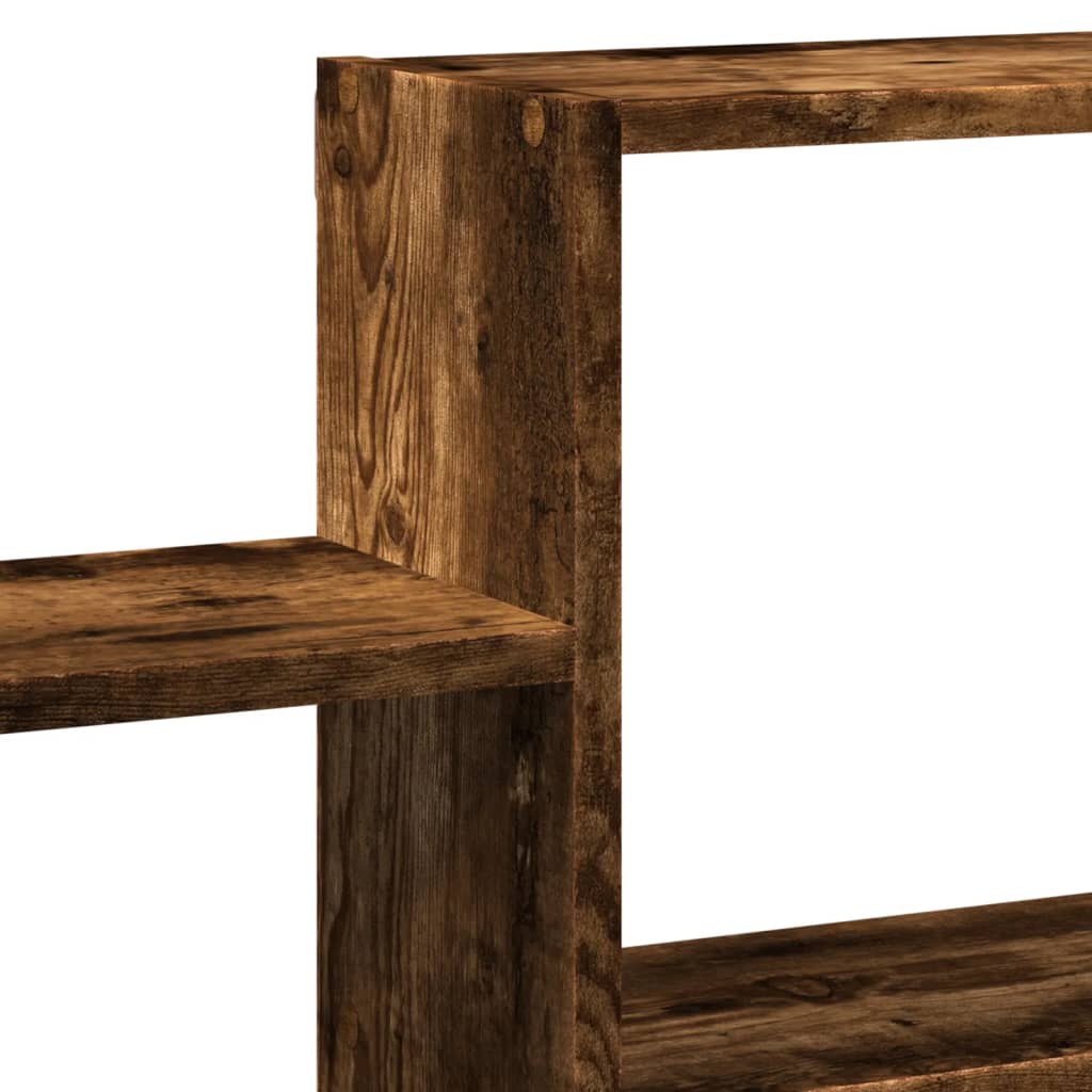 Mensola a Muro Rovere Fumo 96x18x60 cm in Truciolato 853231