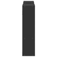 Scaffale a Parete Nero 99x15x60 cm in Truciolato 853237