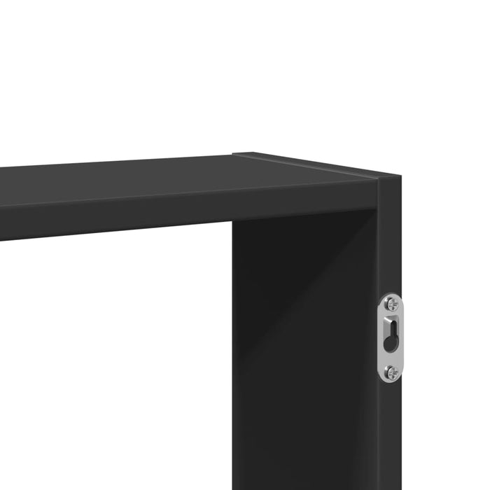 Scaffale a Parete Nero 99x15x60 cm in Truciolato 853237