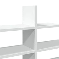 Scaffale a Parete Bianco 124,5x18x60,5 cm in Truciolato 853263