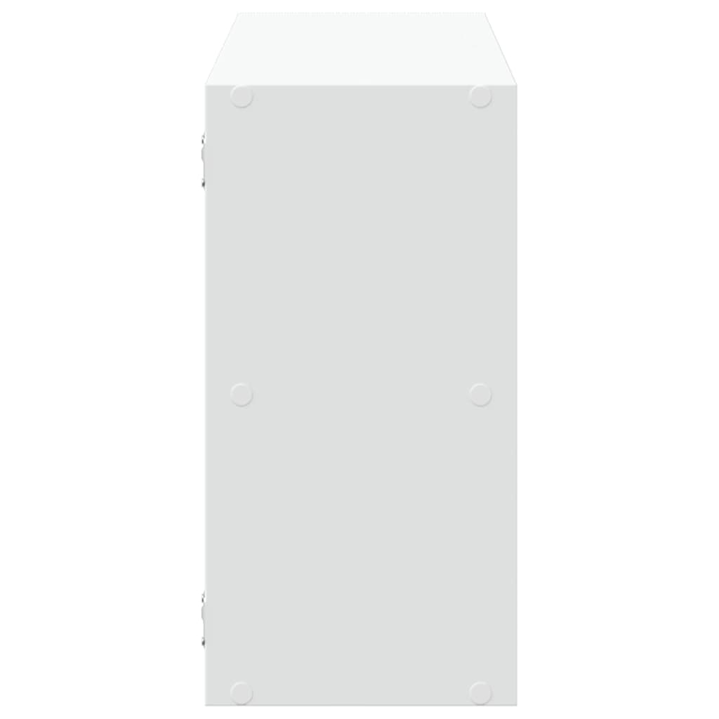 Scaffale a Parete Bianco 100x25x50 cm in Legno Multistrato