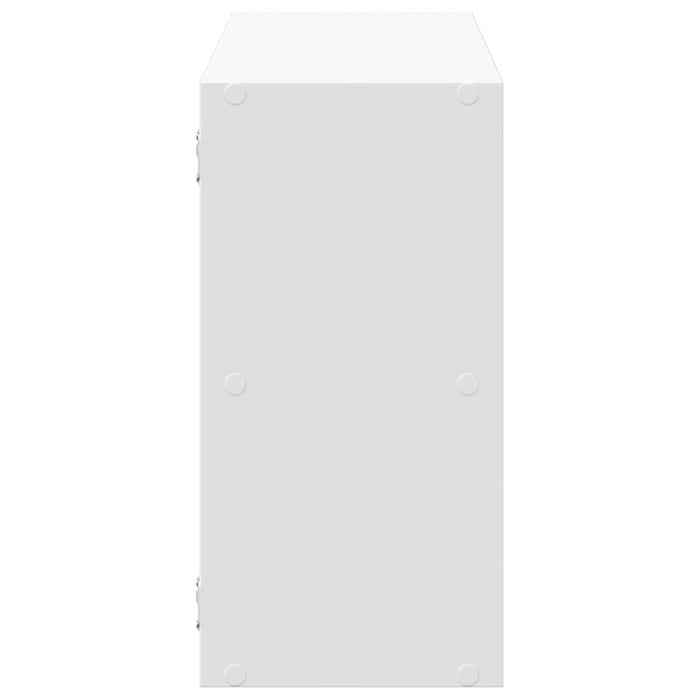 Scaffale a Parete Bianco 100x25x50 cm in Legno Multistrato