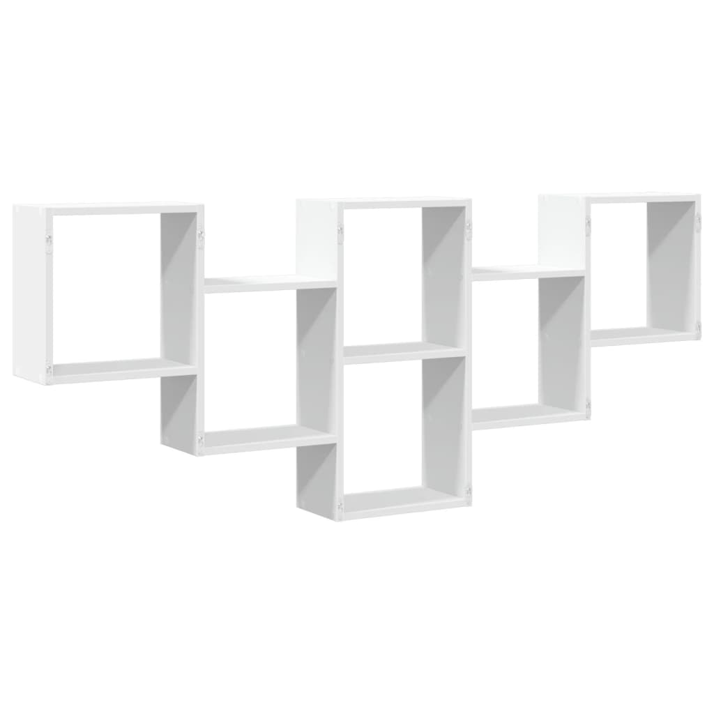 Scaffale a Parete Bianco 159x18x66 cm in Truciolato