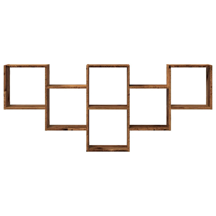 Scaffale a Parete Legno Vecchio 159x18x66 cm in Truciolato 853306