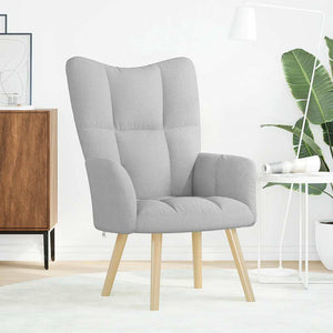 Sedia Relax Grigio Nuvola in Tessuto 4016766