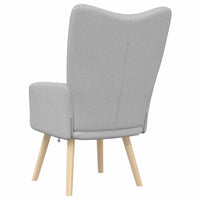 Sedia Relax Grigio Nuvola in Tessuto 4016766