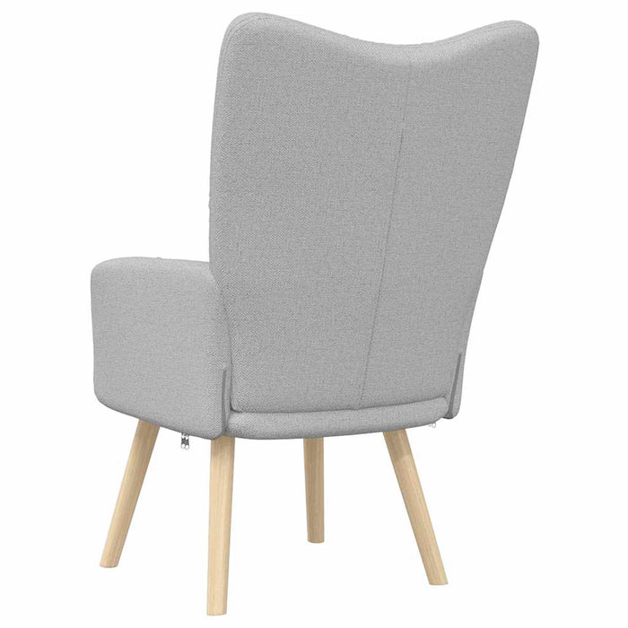 Sedia Relax Grigio Nuvola in Tessuto 4016766