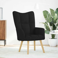 Sedia Relax Nera in Tessuto 4016769