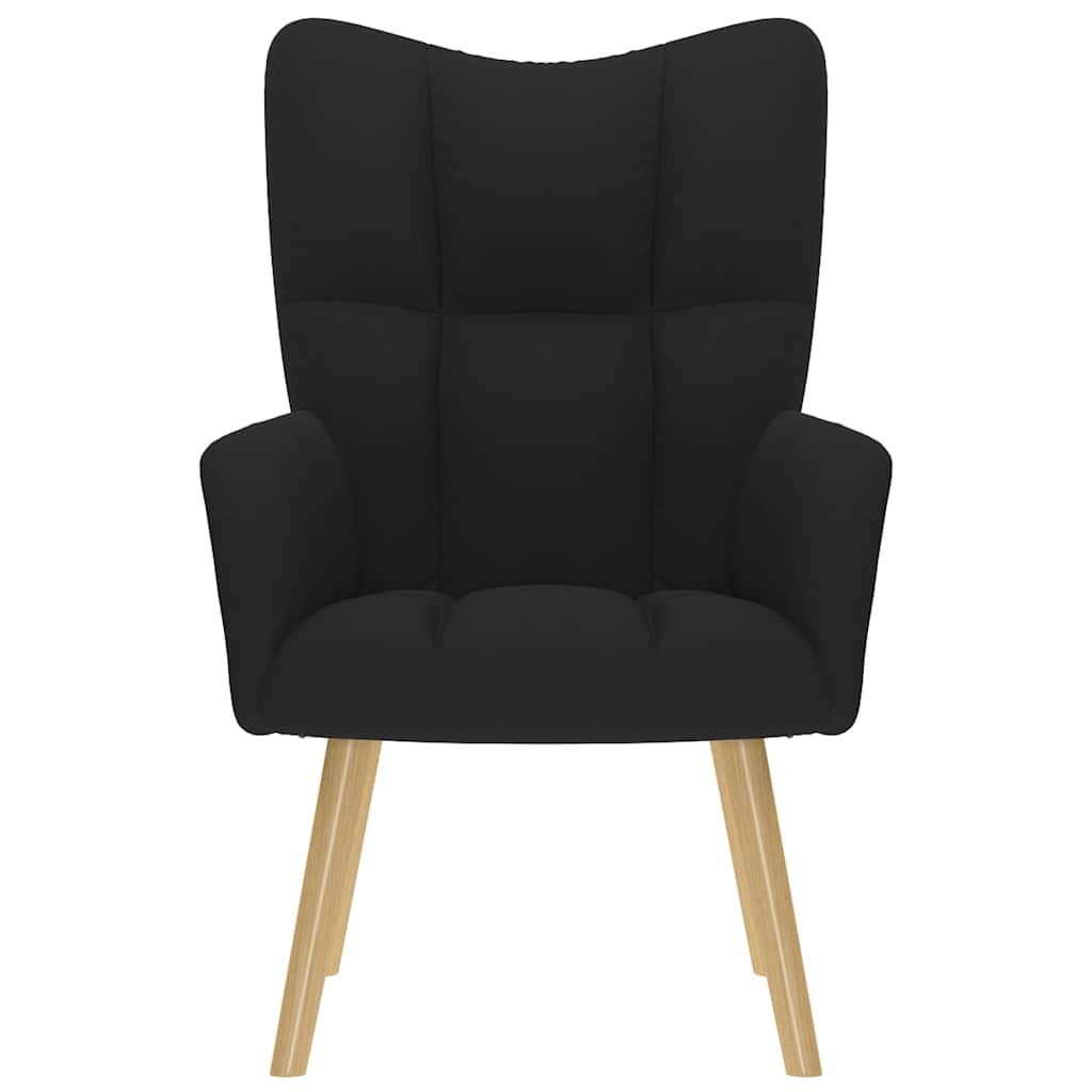 Sedia Relax Nera in Tessuto 4016769