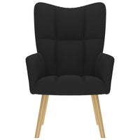 Sedia Relax Nera in Tessuto 4016769