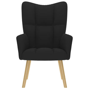 Sedia Relax Nera in Tessuto 4016769