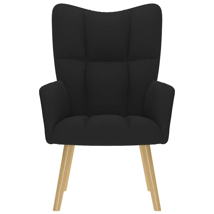 Sedia Relax Nera in Tessuto 4016769