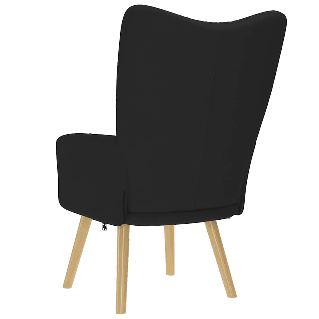 Sedia Relax Nera in Tessuto 4016769