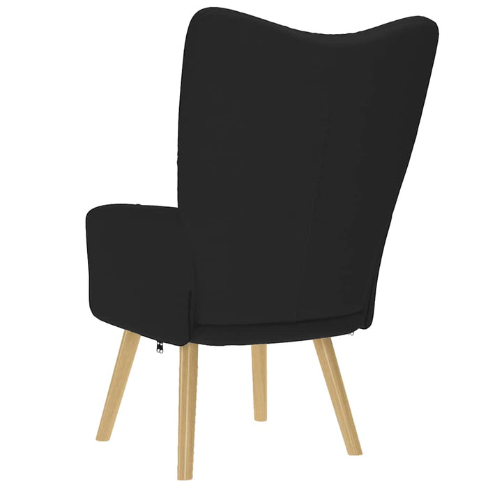 Sedia Relax Nera in Tessuto 4016769