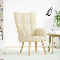 Sedia Relax Crema in Tessuto 4016774