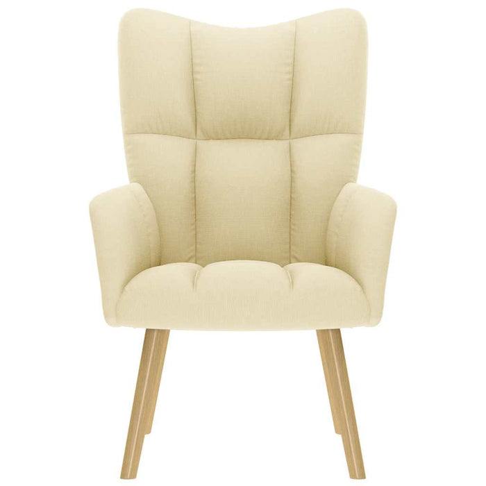 Sedia Relax Crema in Tessuto 4016774