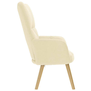 Sedia Relax Crema in Tessuto 4016774