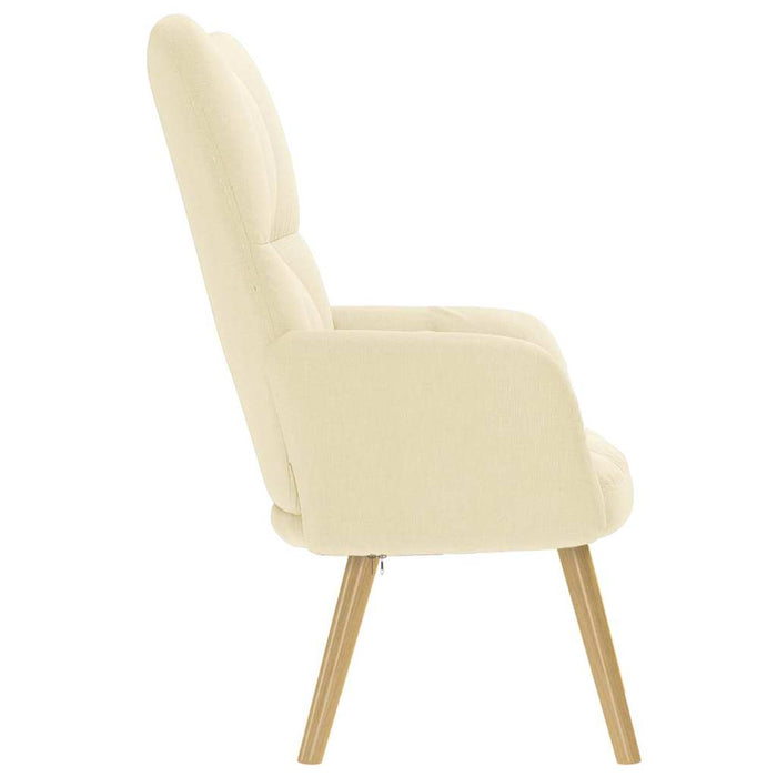 Sedia Relax Crema in Tessuto 4016774