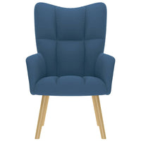 Sedia Relax Blu in Tessuto 4016775