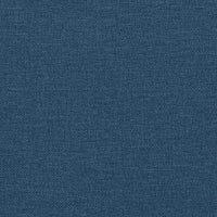 vidaXL Sedia a Dondolo Blu in Tessuto