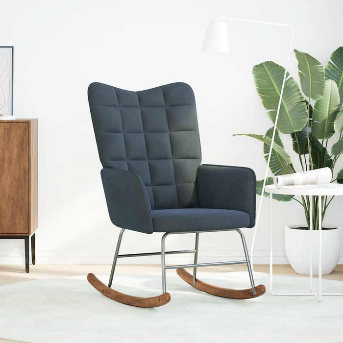 vidaXL Sedia da Pranzo Grigio Scuro in Velluto