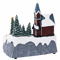 vidaXL Villaggio di Natale Multicolore 20.5 x 17 x 21 cm Plastica