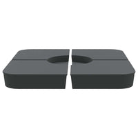 Set Base per Ombrellone 4 pz con Supporto a Croce 100 kg PP 847444