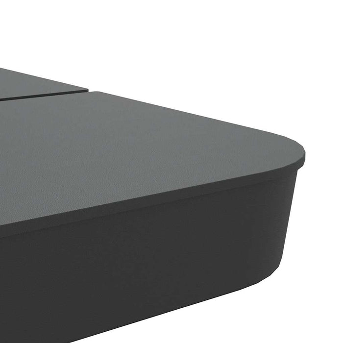 vidaXL Set Base per Ombrellone 4 pz con Supporto a Croce 100 kg PP