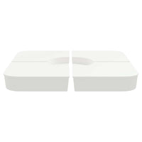 vidaXL Set Base per Ombrellone 4 pz con Supporto a Croce 100 kg PP