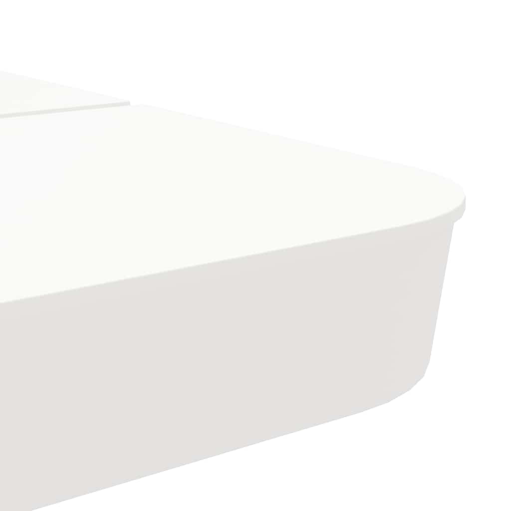 vidaXL Set Base per Ombrellone 4 pz con Supporto a Croce 100 kg PP