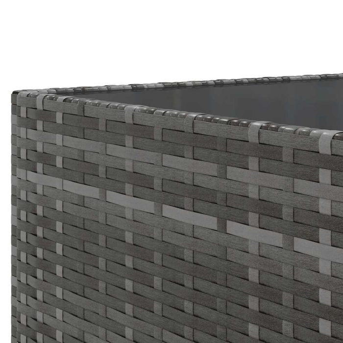 vidaXL Set Divani da Giardino 8 pz con Cuscini in Polyrattan Grigio